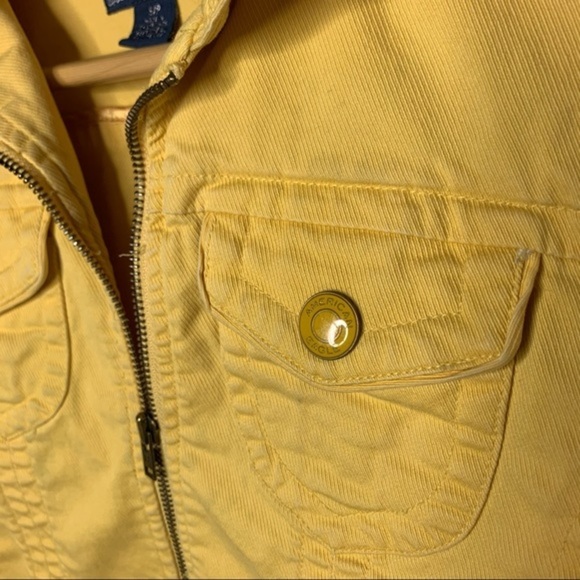 American Eagle Outfitters Yellow Jean Jacket - Picture 5 of 13